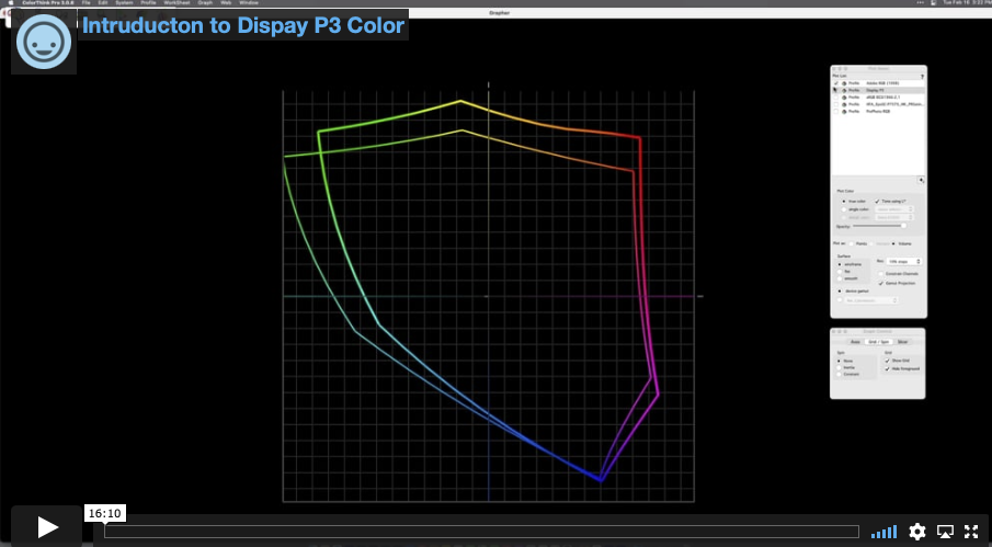 Display P3 Color Space and Color Management
